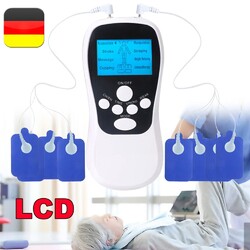 TENS EMS Reizstromgerät Elektro Stimulationsgerät Massage Gerät Muskelstimulator