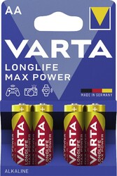 Varta Batterien 4706 LONGLIFE Max Power Mignon AA 4-er pack 1,5 Volt