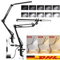 Dimmbar Schreibtischlampe LED Doppelkopf Tischlampe Leselampe Büroleuchte DHL