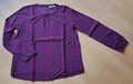 Esprit Bluse Gr. 36/38 weinrot gemustert