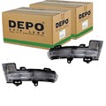 2X DEPO LED BLINKER SATZ WEIß AUßENSPIEGEL passend für SKODA OCTAVIA