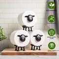 3x Toilettenpapierhalter als Schaf DER Toilettenrollenhalter NO Toilettenpapier