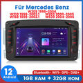 Für Mercedes Benz W209 W210 W203 W168 W639 Android12 Autoradio GPS NAVI DAB+ 32G