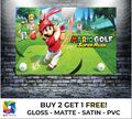 Mario Golf Super Rush Gaming großes Poster Kunstdruck Geschenk in mehreren Größen