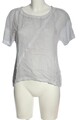 ESPRIT Kurzarm-Bluse Damen Bluse Gr. DE 34 hellgrau Casual-Look