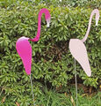 Flamingo Windspiel für den Garten Windrad Vogel Spinner Dekoration Außenbereich