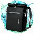 3in1 Fahrradtasche - wasserdicht & reflektierend - Gepäckträgertasche - Rucksack