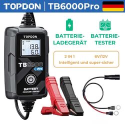 TOPDON TB6000PRO Intelligente Auto KFZ Batterie Ladegerät Batterieladegerät 12V