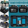4X 6.0Ah 8.0Ah 12.0Ah Akku Für Makita 18V BL1850 BL1830 BL1860B & Ladegerät Set
