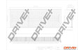 Luftfilter Filtereinsatz DP1110.10.0310 Dr!ve+ für MERCEDES-BENZ PUCH