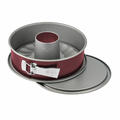 Dr. Oetker Back-Liebe Bicolor Springform mit Flach- und Rohrboden Silber Ø 28 cm