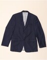 Tommy Hilfiger Herren 2 Knopf Blazer Sakko UK 40 Large Navy Blau Wolle AI04
