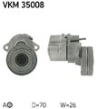 SKF Spannrolle, Keilrippenriemen Links, Mitte für OPEL