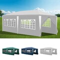 Pavillon Wasserdicht mit Seitenteilen Partyzelt Gartenzelt UV Schutz 3x3/3x6m