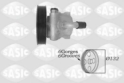 SASIC 7070043 Servolenkung Pumpe Servopumpe passend für PEUGEOT 306 (7B, N3, N5)