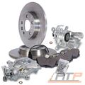 2x BREMSSCHEIBE Ø280 + BELÄGE + BREMSSATTEL HINTEN FÜR VW TRANSPOTER BUS T4