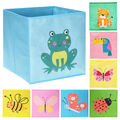 Aufbewahrungsbox 30x30 Kinder Einschub Korb Box Stoff Faltbox Spielzeugkiste 