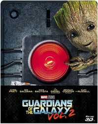 GUARDIANS OF THE GALAXY Vol. 2 --- STEELBOOK EDITION / BLU-RAY 3D + 2D --- NEU