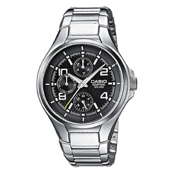 CASIO Chronograph Casio Edifice Herren Uhr EF-316D-1AVEG Edelstahl