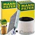 MANN FILTER INSPEKTIONSPAKET passend für 40 TDI 204 PS AUDI A4 B9 A5 F5 Q5 FY