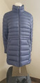 Tommy Hilfiger Daunen Jacke lang Steppjacke Kapuze Gr L blau meliert wie neu