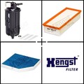 Hengst Filter Filterset, Inspektionspaket passend für Audi A4 B8 Avant A4 B8 A5