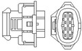 Lambdasonde Sensor Abgassteuerung MAGNETI MARELLI 466016355015 für ASTRA OPEL CC