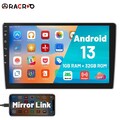 2Din 10.1 Zoll Android 13 Autoradio 1+32GB mit GPS Sat NAVI USB WiFi BT FM MP5