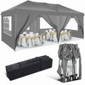 3x6M/3x3 Pavillon Faltpavillon Wasserdicht Gartenzelt Faltbar Partyzelt Pavillon