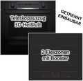 HERDSET autark schwarz Bosch Backofen + PKM Induktionskochfeld 60 cm