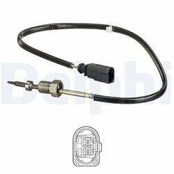 Sensor Abgastemperatur DELPHI TS30168 vor Turbolader für VW CRAFTER 30 35 Bus 50