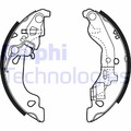 DELPHI BREMSBACKEN SATZ 180mm HINTEN passend für FIAT PUNTO TROMMELBREMSE | LS18