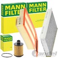 MANN-FILTER INSPEKTIONSPAKET passend für OPEL COMBO X12 1.3 CDTI 80+95 PS