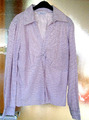 Damen Bluse Gr. M (38-40) gestreift, Langarm