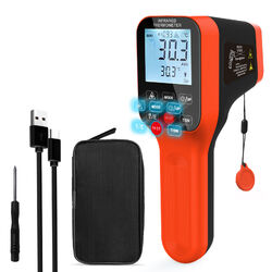 Infrarot Thermometer Laser Pyrometer 1600℃ Digital LCD Temperaturmessgerät 30:1