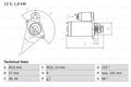 BOSCH 0986018340 Starter