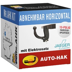 AutoHak Anhängerkupplung abnehmbar für Audi Q5 FY + S-Line mit 13pol spezifisch