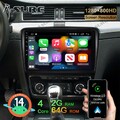 10.1"Carplay Android 14 64G Autoradio GPS Navi Für Skoda Superb II 3T4 2008-2015