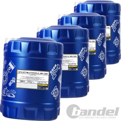 4x 10L MANNOL GETRIEBEÖL ATF MULTIVEHICLE passend für AISIN WARNER JWS3309 JASO