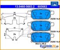 Bremsbelagsatz, Scheibenbremse ATE 13.0460-5683.2 für Suzuki