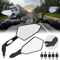 2x Spiegel Set Paar Spiegelset für Roller Motorrad Quad Universal M8 M10 Gewinde