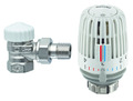 HEIMEIER Thermostatventil-Set 1/2 V-Exact II Eck bestehend aus: Thermostatkopf K
