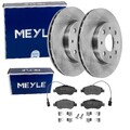 MEYLE BREMSSCHEIBEN + BELÄGE VORNE passend für FIAT 500 1.2 1.3D + FORD KA 1.3D