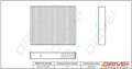 Innenraumfilter Partikelfilter DP1110.12.0375 Dr!ve+ für BMW ALPINA