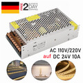 LED Netzteil Trafo Schaltnetzteil Transformator Power Supply Adapter DC 24V 10A