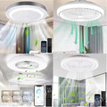 LED Deckenventilator Ventilator Lüfter Deckenlampe Beleuchtung mit Fernbedienung