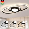 LED Decken Leuchte Lampe Switch Dimmer Ring Design Wohn Zimmer Beleuchtung