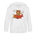 Kinder Hoodie / Kapuzenpullover "Teddybär Pilot" (KO057361)