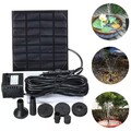 Solar Pumpe Teichpumpe Springbrunnen Gartenbrunnen Brunnen Fontäne 180 L/H 2025