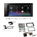 Pioneer Autoradio Bluetooth DAB USB DVD für Fiat Bravo II Klavierlack black